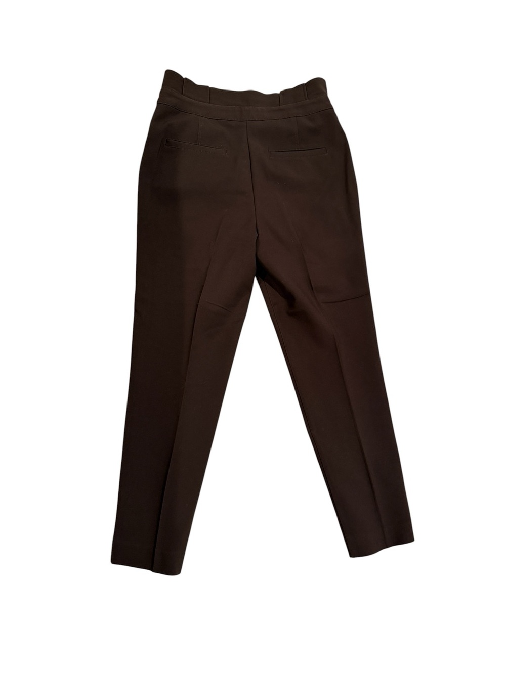 New York & Company High-Waisted Tailored Trousers in Chocolate Brown - Picture 8 of 10